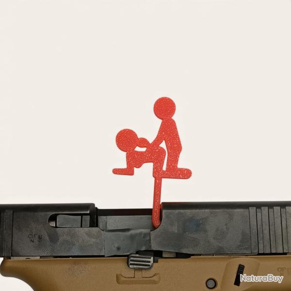 Drapeau T�moin de Chambre Vide Universel Levrette Rouge Made in France