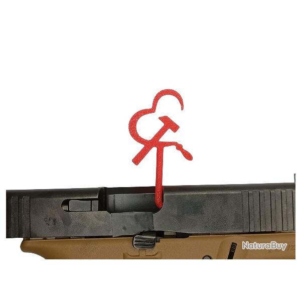 Drapeau T�moin de Chambre Vide Universel Love communism Rouge Made in France