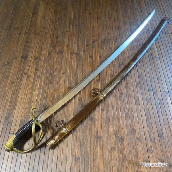 RARE SABRE  DE TROUPE DE CHASSEURS � CHEVAL MOD�LE 1816 Manufacture Royale du Klingenthal 1821