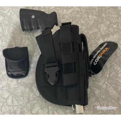 Holster Tactique Universel – Port Caché Pistolet/revolver – Ambidextre Neuf