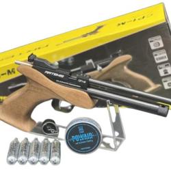 PRECOMMANDE Pack Pistolet Plombs CO2 CP1M Multi coups C4.5 Artemis 6 joules + Bo&icirc;te de plombs