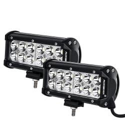 Auxbeam Classic-SM Series Dual Row LED Light Bar 6000K White Spot