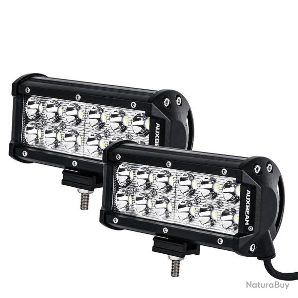 Auxbeam Classic-SM Series Dual Row LED Light Bar 6000K White Spot