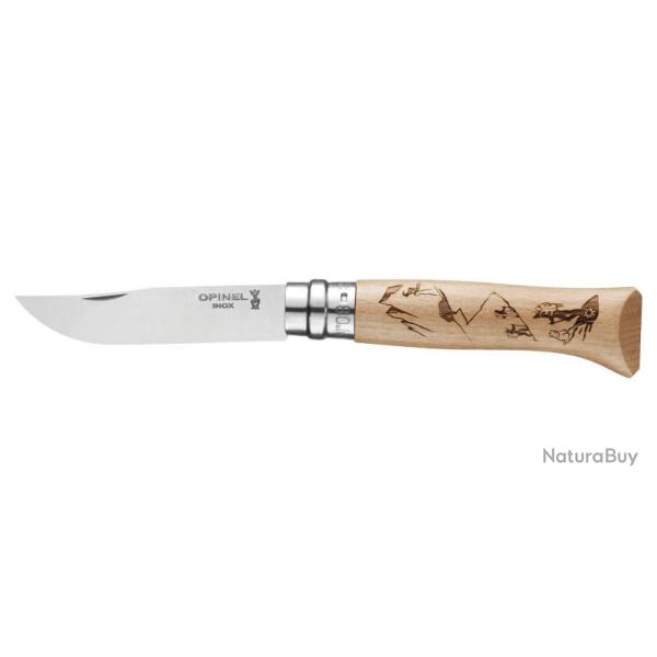 Opinel N-08 GRAVE SPORT RANDO HETRE