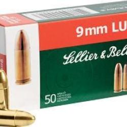 SELLIER BELLOT cal.9X19 FMJ 124GR X50