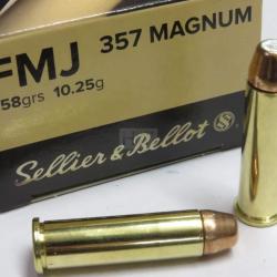SELLIER BELLOT 357 MAG 158GR FMJ X50
