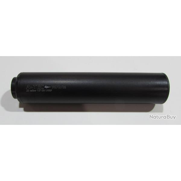 Silencieux pour carabine 22lr, marque A-TEC Wave, 1/2x28 Neuf