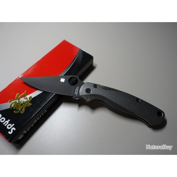 SPYDERCO PARAMILITARY 2 PM2 BK CPM S45VN + Titane