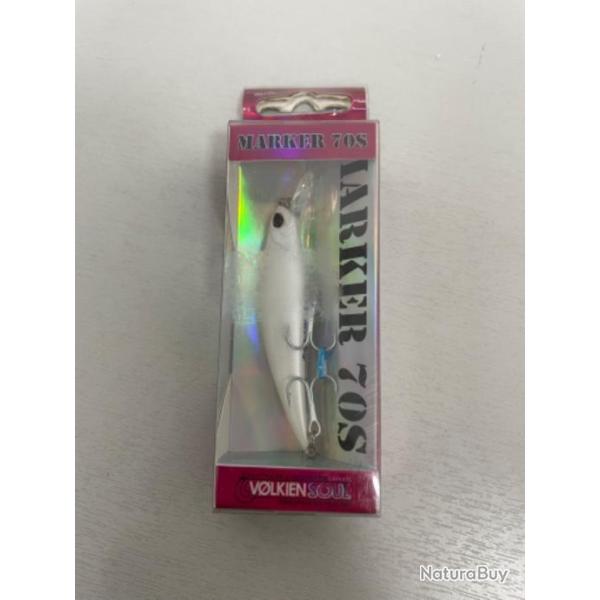 !! LEURRE VOLKIEN SOUL MARKER 70S blanc