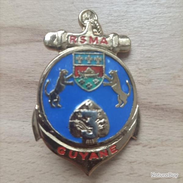 Insigne Rsma Service Militaire Adapt Guyane