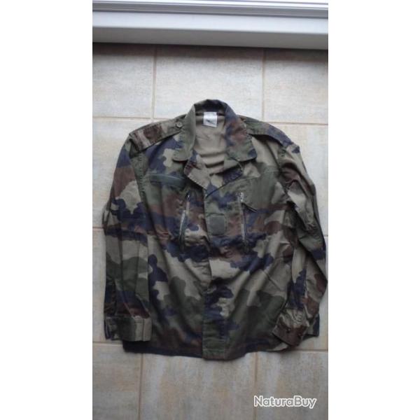 VESTE TREILLIS  F2 CAM ARMEE FRANCAISE taille 104 C