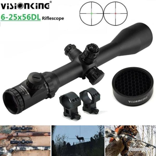 Visionking Lunette De Vis�e 6-25X56 DL Paiement en 3 ou 4 fois - LIVRAISON GRATUITE !!!