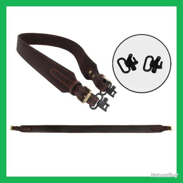 Tourbon ceinture avec �merillons longueur r�glable en cuir v�ritable