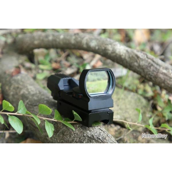 POINT ROUGE DE VISEE HOLOGRAPHIQUE VISEUR COULEUR NOIR