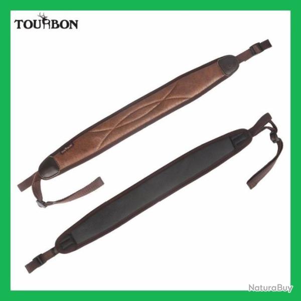 Tourbon, sangle en n�opr�ne rembourr�e  62-97CM bande caoutchout�e antid�rapante