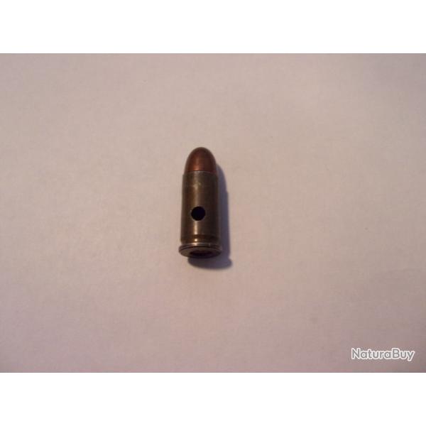 1 munition 7,65 Browning ( 32 ACP) 1944 DWM , �tui acier vert, balle blind�e, neutralis�e
