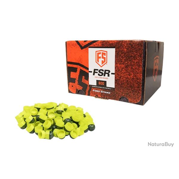 First Strike Paintball (.68) ou D�fense Smoke Jaune Jaune - Tiberius- Boite de 600