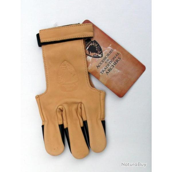 Gant en Cuir de Protection Tir a l'Arc Old Tradition Taille M
