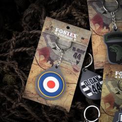 Porte-cl&eacute;s 3D PVC RAF Roundel D-Day 44