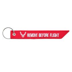 Porte-cl&eacute;s "Remove before flight" bomber style