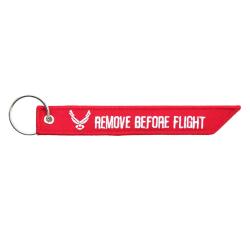 Porte-cl&eacute;s "Remove before flight" bomber style