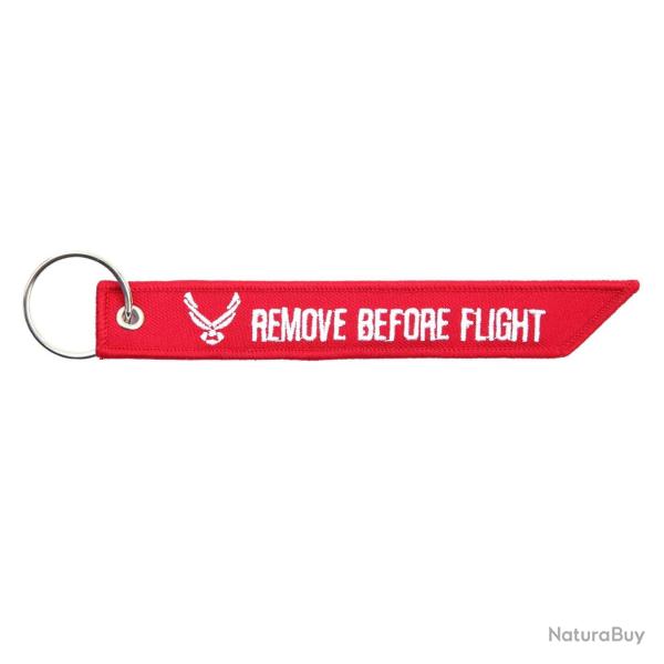 Porte-cl�s "Remove before flight" bomber style
