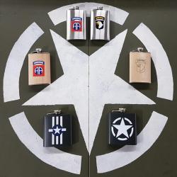 Flasque inox 170ml (6 oz) USAF Invasion Stripes