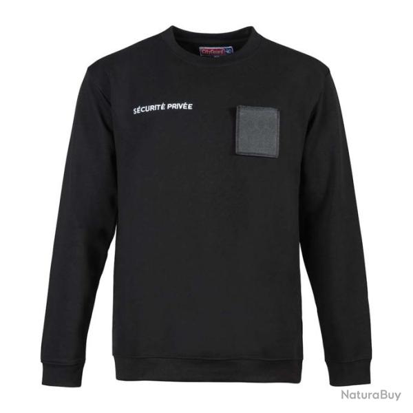 SWEAT SHIRT SECURITE GRANDE FENETRE NOIR