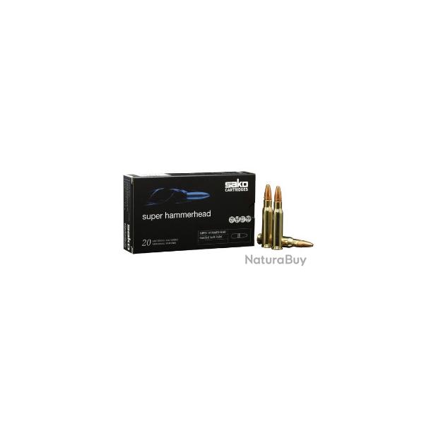 Munitions SAKO cal.30-06 super hammerhead 180gr 11.7g par 20