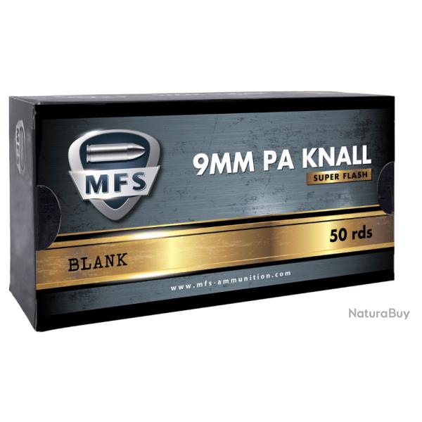 Opration Spciale - Munition MFS 9X19  Blanc 9 Super Flash 9 Knall Blank x2 botes*