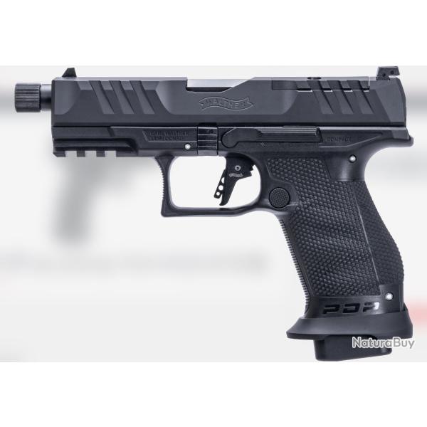Pistolet WALTHER cal.9x19 pdp pro sd compact or 4.6" 18 coups