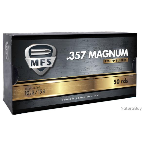Munitions MFS 357MAG FMJ FP 10.2G 158GR x1 bo�tes - PROMOTION