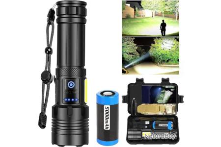 Shadowhawk X800 Lampe de poche LED CREE ultra lumineuse, 4000 lumens