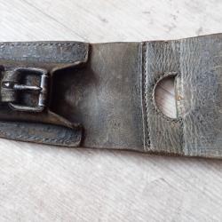 1888 Porte fourreau pour baïonnette de fusil, mousqueton suisse Vetterli ou 1889 RUBIN SCHMIDT.