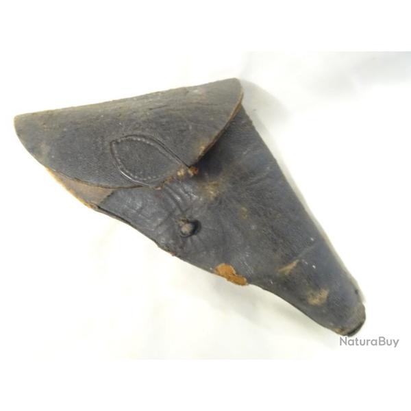 E20X lot  ancien �tui  en cuir  pour petit pistolet