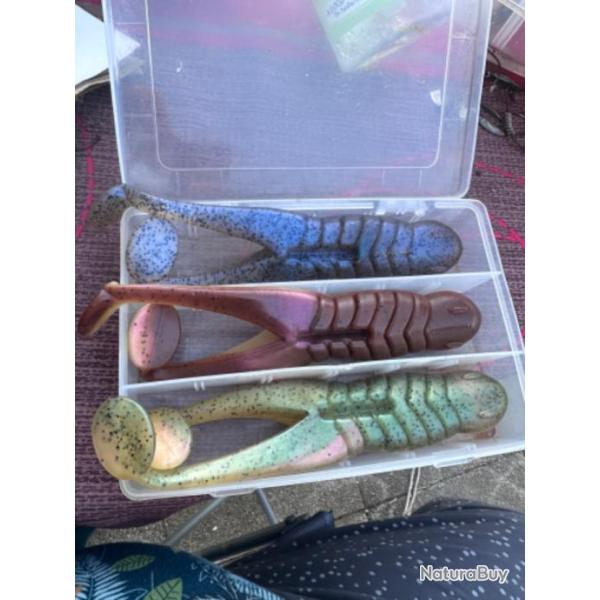 Vend 3 Grosse grenouille souple pour la p�che