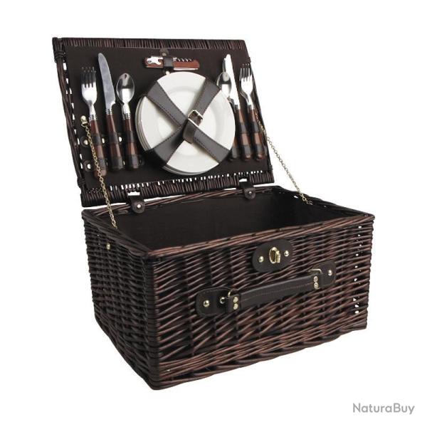 Valise Pique-Nique Luxe pour 4 Personnes - �l�gance et Durabilit�