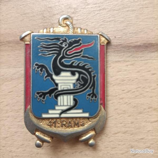 INSIGNE 41� REGIMENT D'ARTILLERIE DE MARINE - 41� RAMa