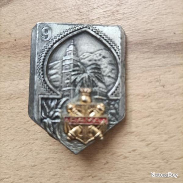 Insigne du 9 R�giment d'Artillerie de Marine RAMa