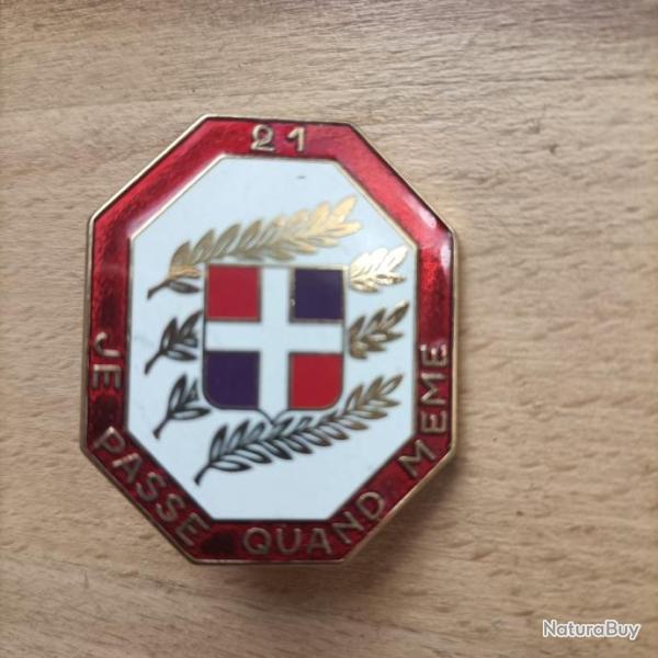 INSIGNE 21� REGIMENT D'INFANTERIE