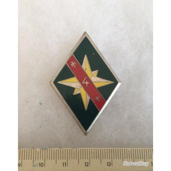 FRANCE ABC ARME BLIND�E CAVALERIE - insigne  4� Division Blind�e Escadron �clairage Divisionnaire