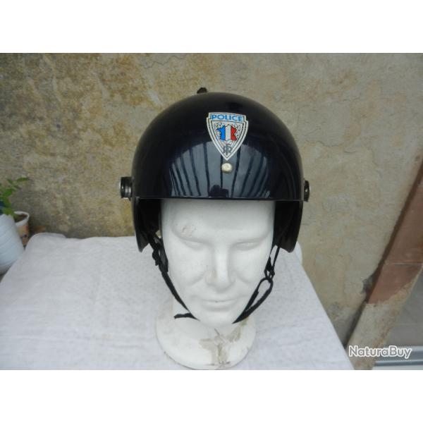 ancien casque Police Nationale maintien de l'ordre