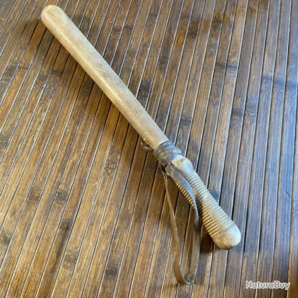 MATRAQUE POLICE MILITAIRE VINTAGE 1940/50 collector