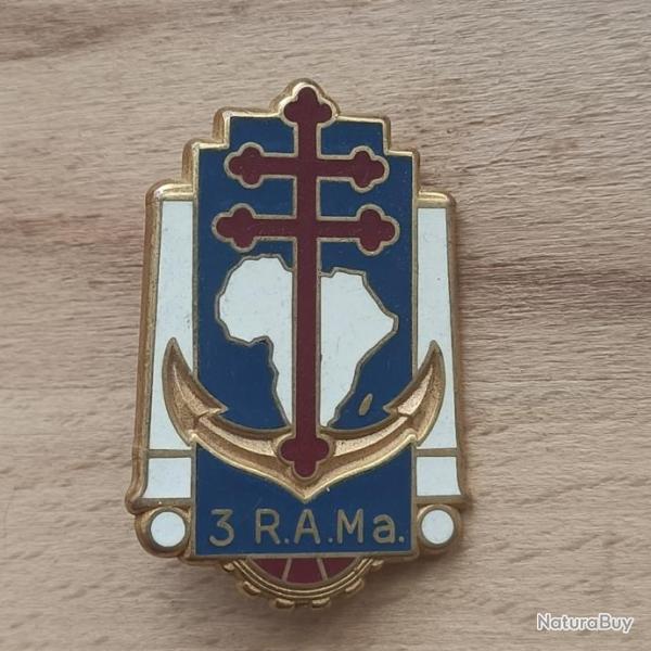INSIGNE ARM�E FRAN�AISE 3E RAMA ARTILLERIE MARINE