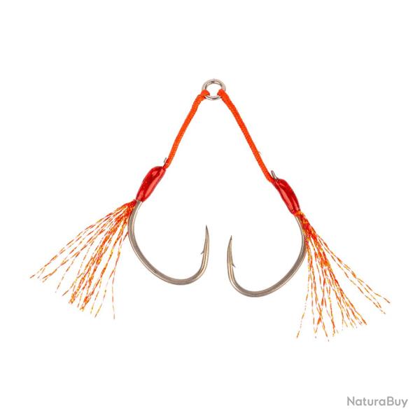 Double Assist Hook Mustad Ruthless Slow Flash Double #3/0