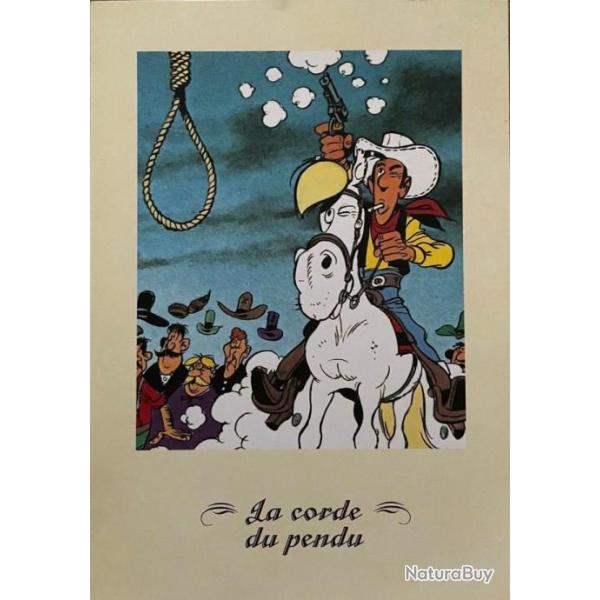 COLT PEACEMAKER LUCKY LUKE Jolly Jumper WESTERN cow boy l�gende LA CORDE du pendu ex libris MORRIS