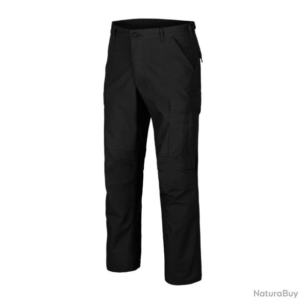 pantalon bdu polycoton ripstop Black Long