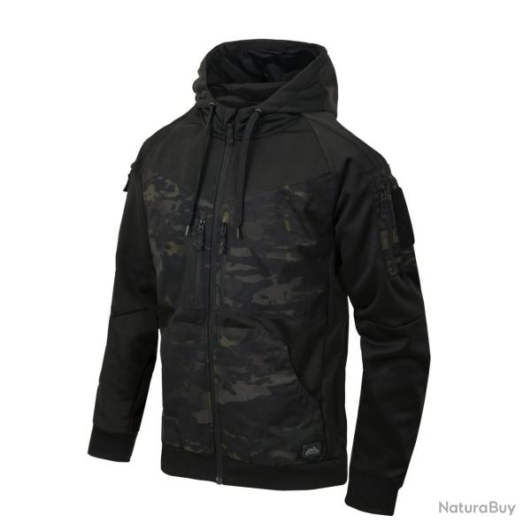 Sweat � capuche fullzip BlackMultiCamBlackA