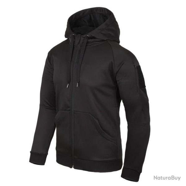sweat � capuche tactique urbain fullzip � Black