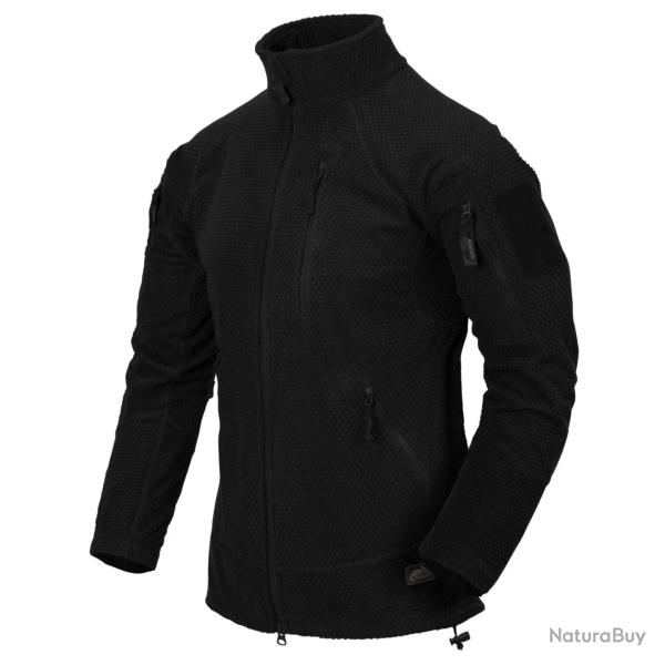veste tactique alpha polaire quadrill�e Black